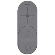 MEJEY家用加厚靜音減震瑜伽跳繩墊 (8mm厚｜185x68cm｜灰色)